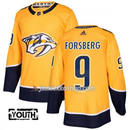 Lapsille NHL Nashville Predators Pelipaita Filip Forsberg 9 Adidas 2017-2018 Kulta Authentic Lapsille NHL Nashville Predators Pelipaita Filip Forsberg 9 Adidas 2017-2018 Kulta Authentic